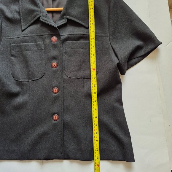 Short Sleeved Black Jacket - Picture 5 of 6